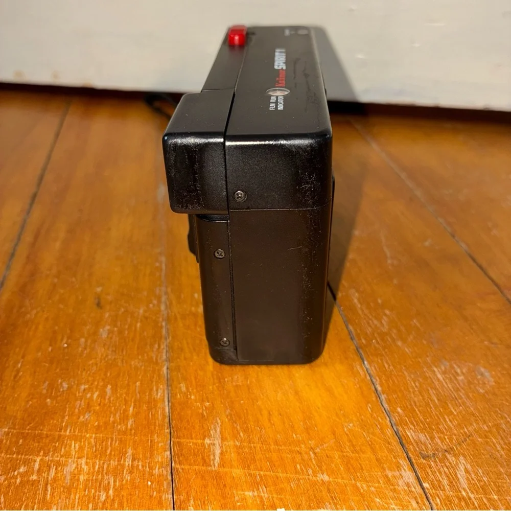 Vintage Kalimar Spirit 1 Panoramic Camera 35mm Black Flash Tested WORKS Handheld